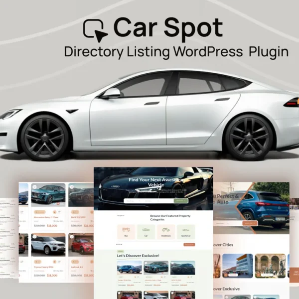 CarSpot – Car Directory Listing WordPress Plugin