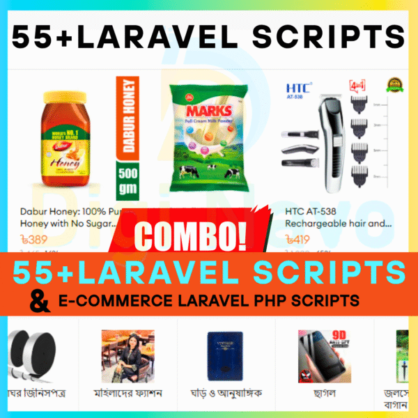 55+ Laravel Script Collection And Ecommerce Laravel PHP Scripts