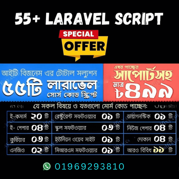 55+ Laravel Script Collection for IT Businesses